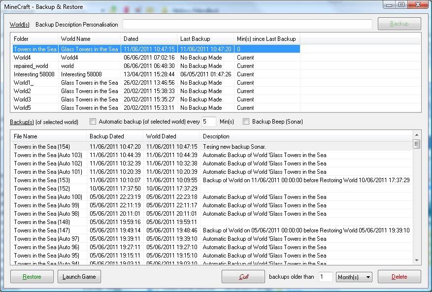 MineBack - Screenshot